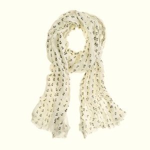 JCrew Anchor Print Scarf